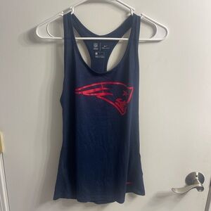 NFL Patriots Dri-Fit Blue Tank Top